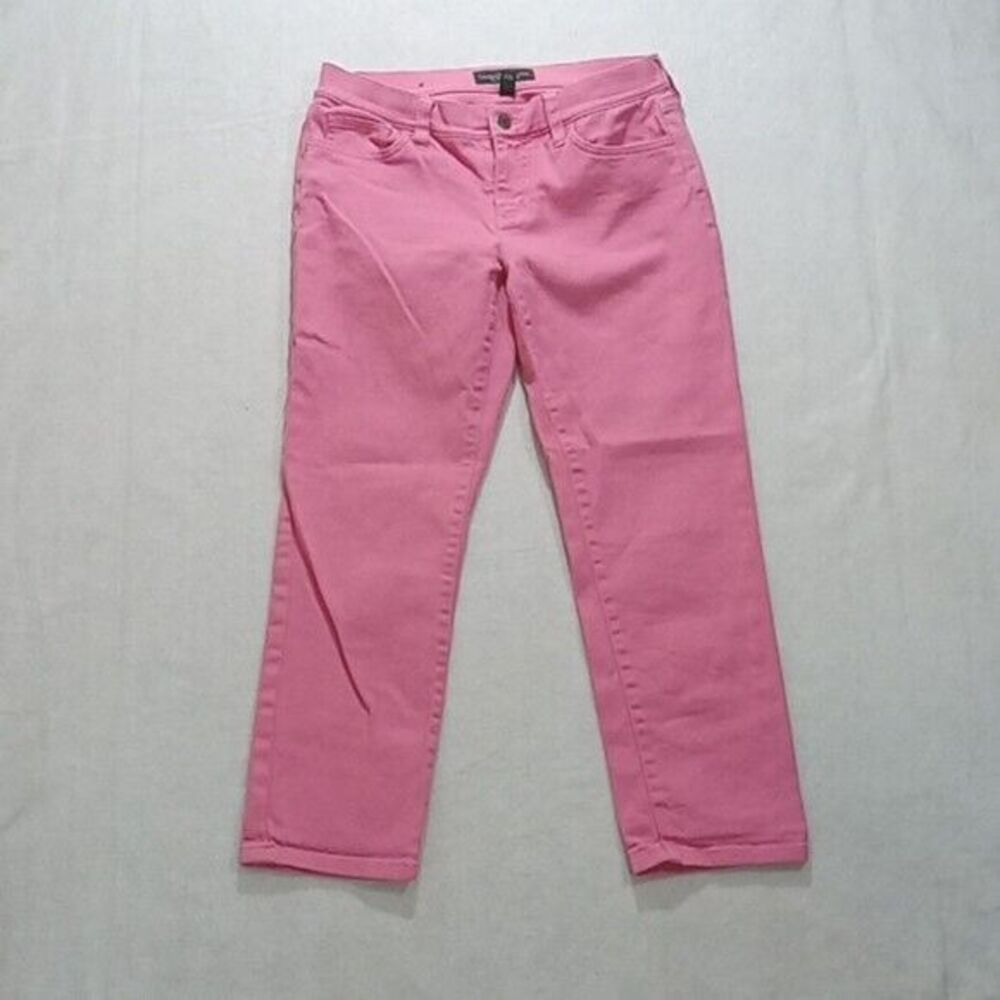 LRL Ralph Lauren jeans pink cropped Waist 29 Inseam 25 *